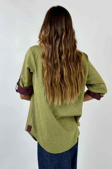 CAMISA BELLINI ALGODON Verde