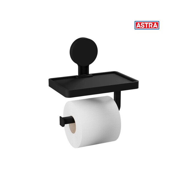 Portarrollos de Baño Autoadhesivo Negro Mate Astra Portarrollos De Baño Autoadhesivo Negro Mate Astra