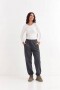 Pantalón dep clásico c/puños elásticos - UNISEX Gris melange oscuro
