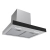 Campana Midea 60 Recta Vidrio Negro Campana Midea 60 Recta Vidrio Negro