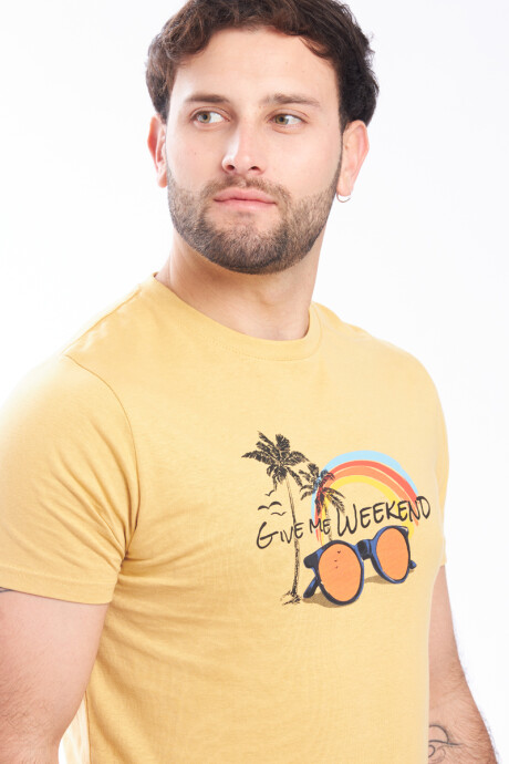 T-SHIRT ARTESA 422 Amarillo