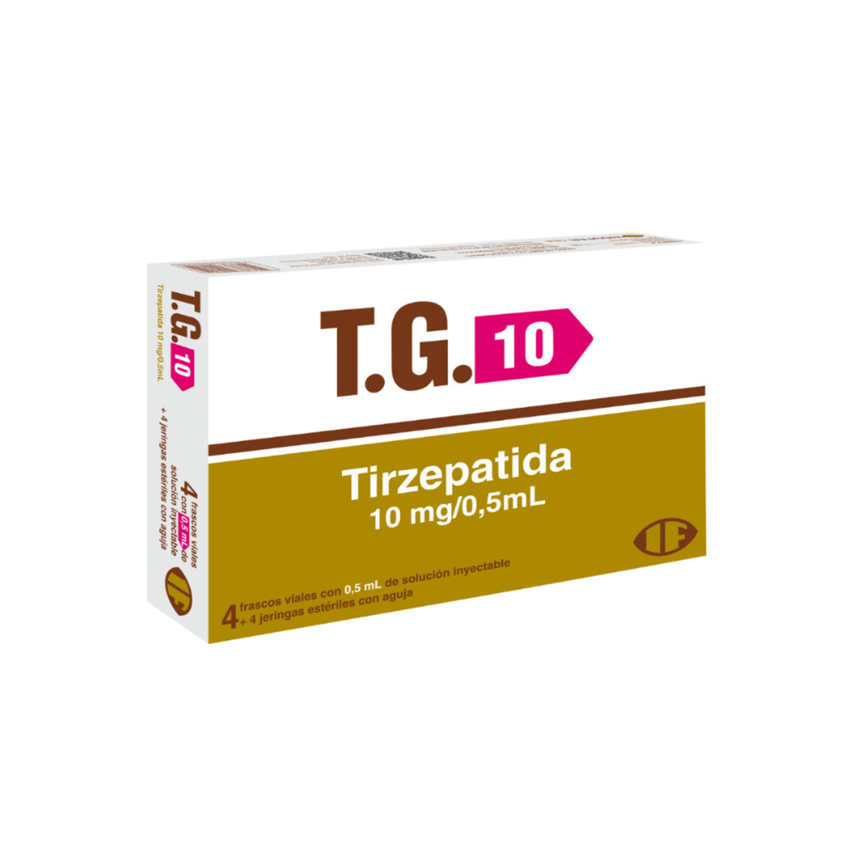 T.G 10 MG 0,5ML JERINGAS CJ X 4 VIAL 