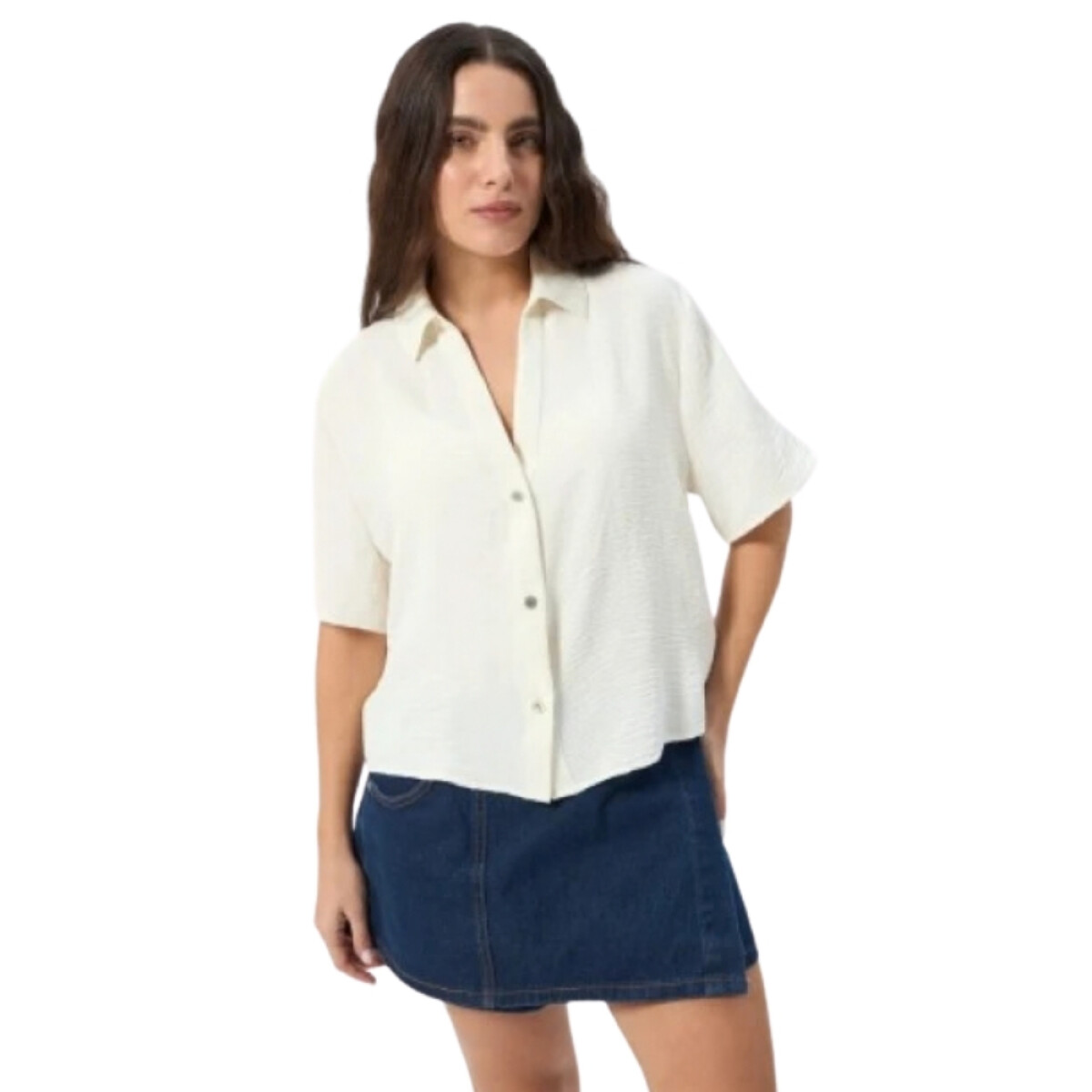 CAMISA S-XL - BLANCO 