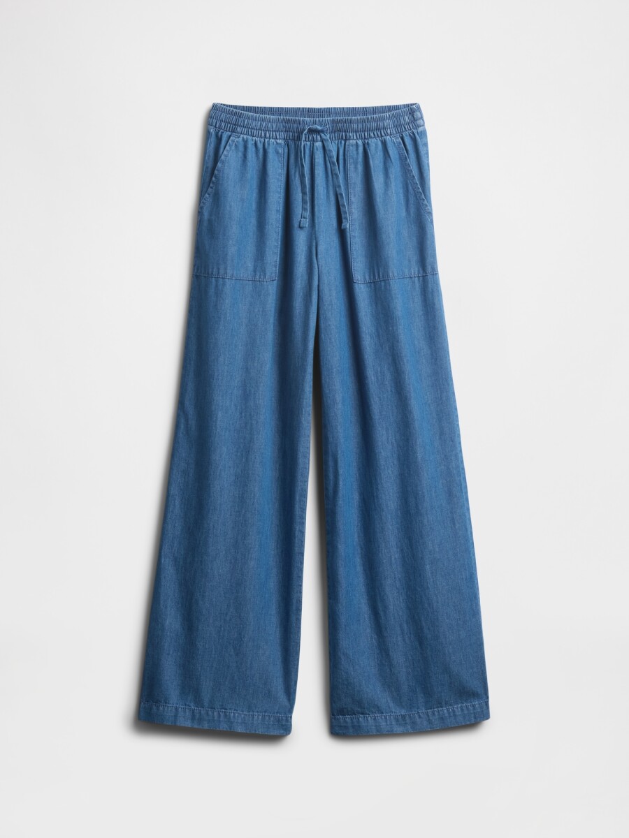 Pantalón Easy Niña - Indigo Chambray 