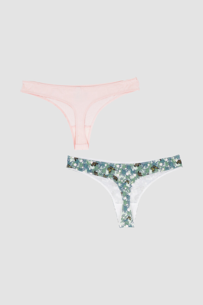 Pack x 2 panty cotton frida Flores