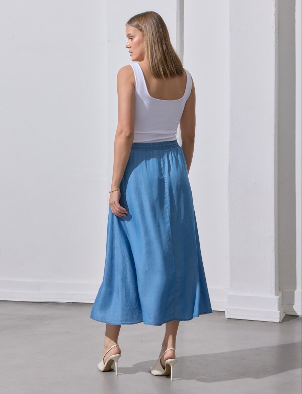 Falda Maxi Lyocell Cordel JEAN CLARO