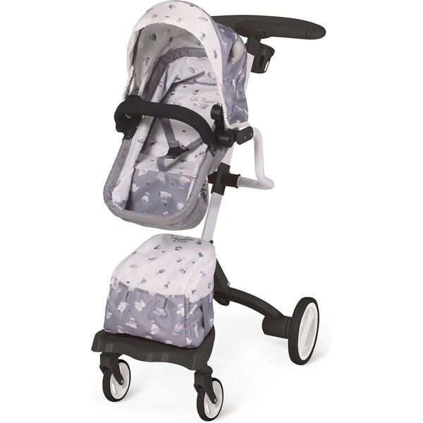 Set Coche Muñecas 3en1 Transportadora Bolso De Cuevas Sky Variante Color Gris