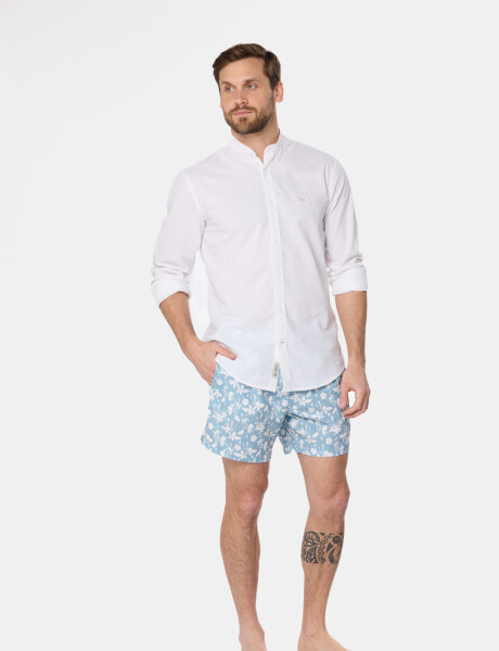 SHORT DE BAÑO ESTAMPADO Denim