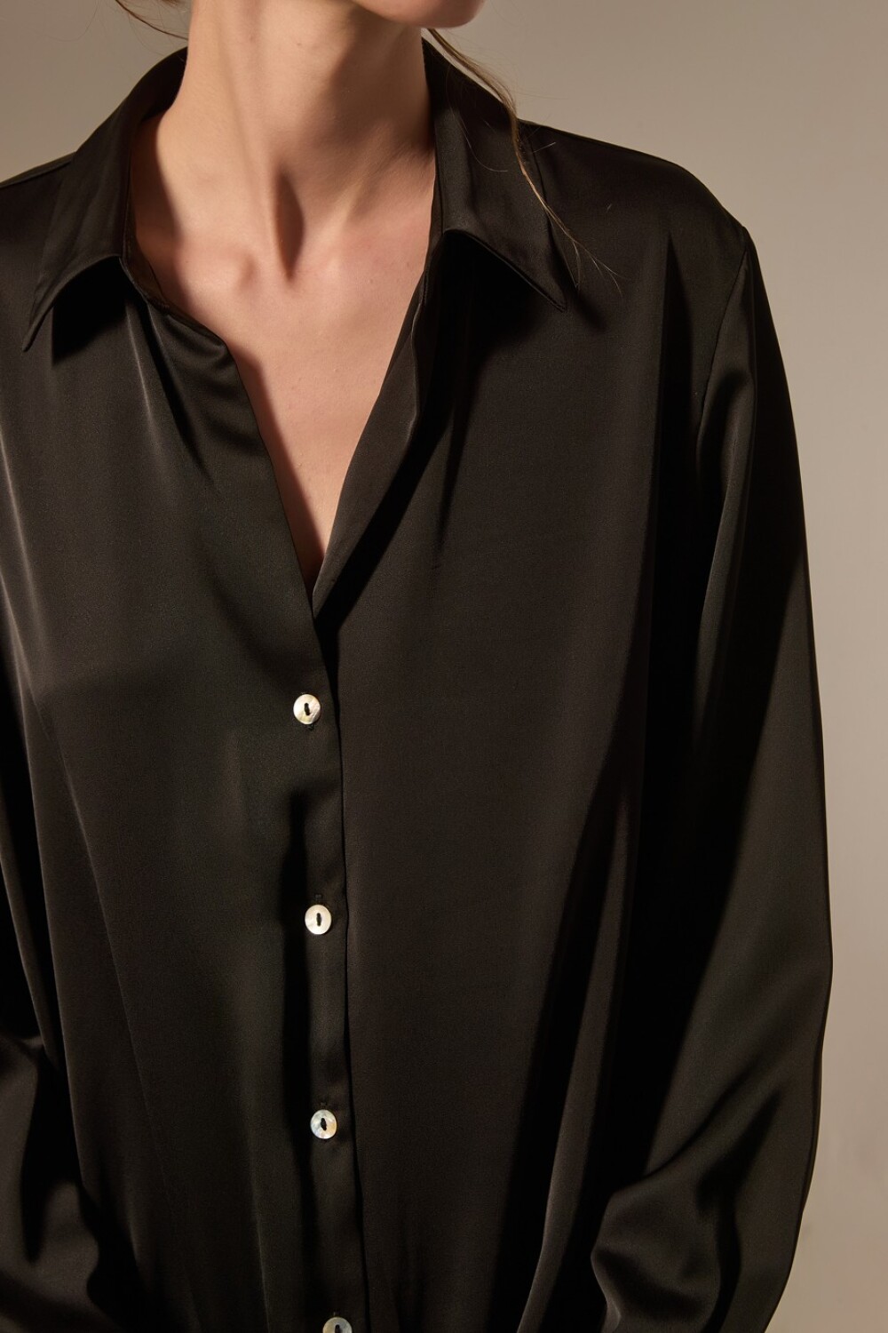 Camisa Weylos Taupe Claro