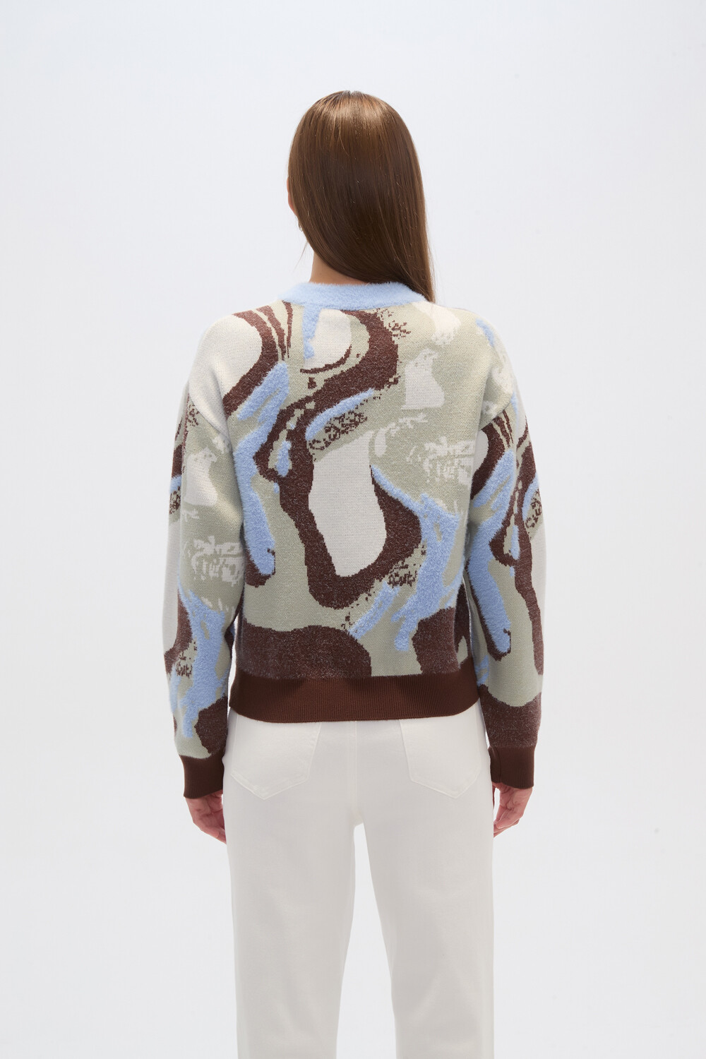 Sweater Carmesi Estampado 1