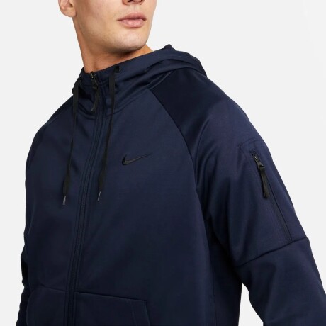 Campera Nike Training Hombre TF HD FZ Obsidian/Black S/C