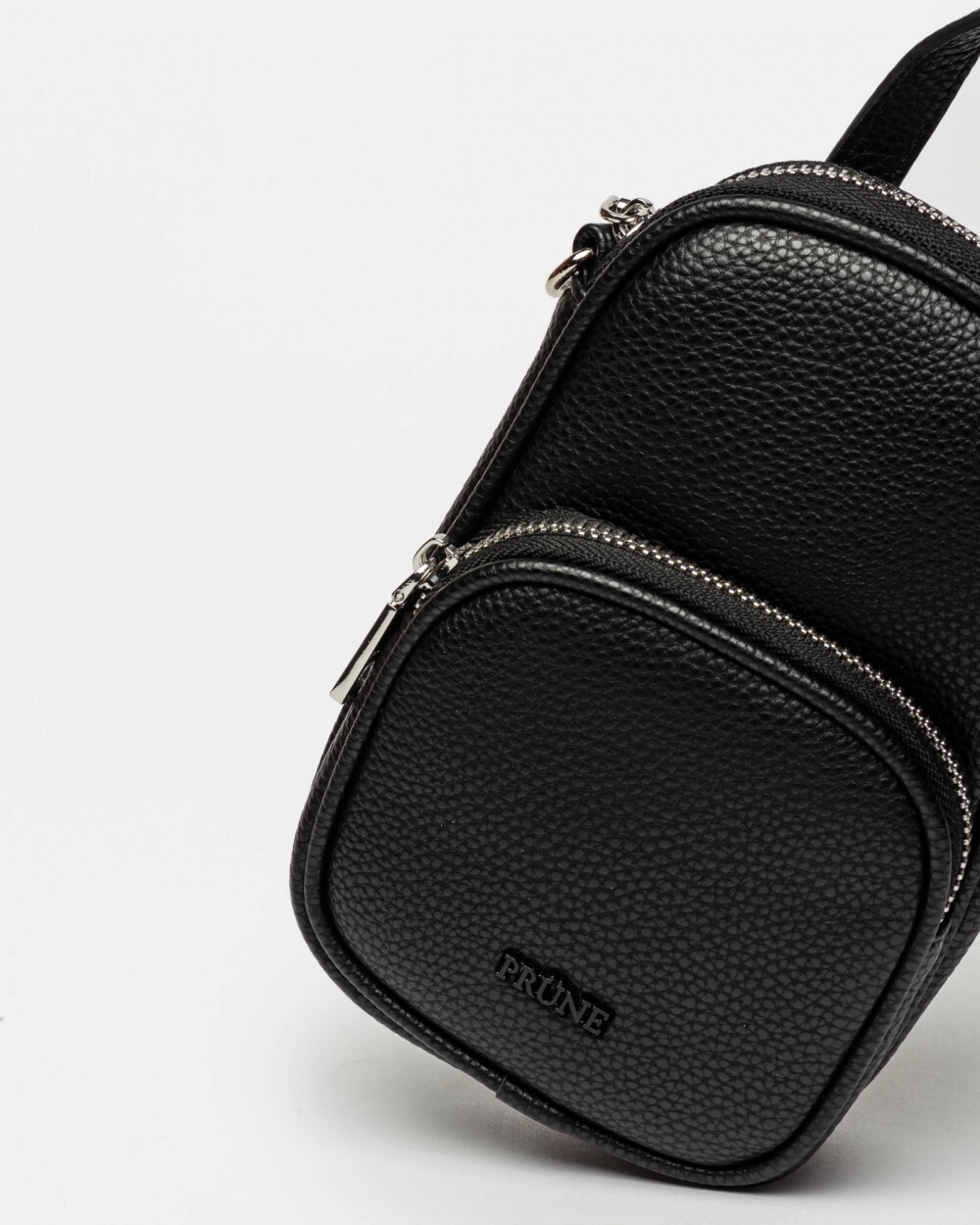 Porta celular Baby Donna en efecto cuero Negro