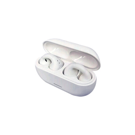 Auriculares Earcuffs Sound Estéreo Livianos Cómodos Modernos Blanco