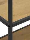 Mueble recibidor TRAPPEDAL roble/negro Mueble recibidor TRAPPEDAL roble/negro