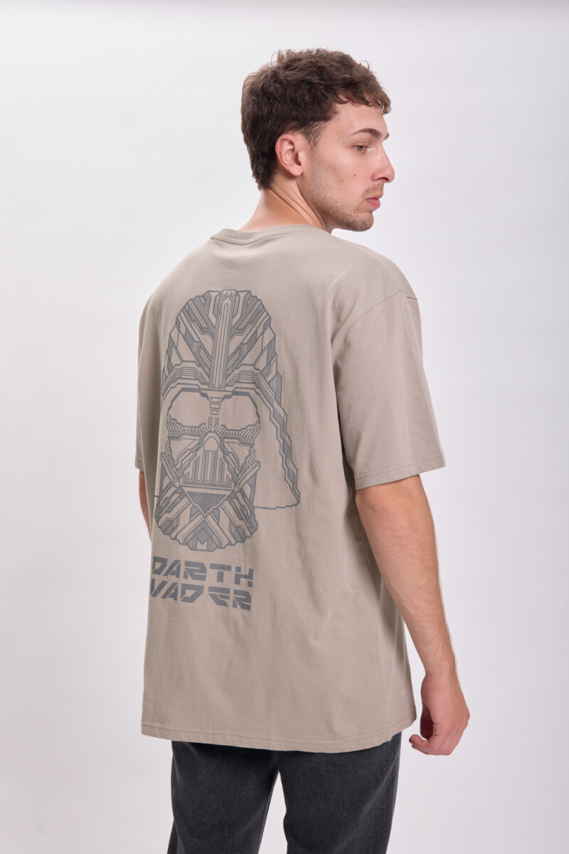 Remera oversize estampada Verde