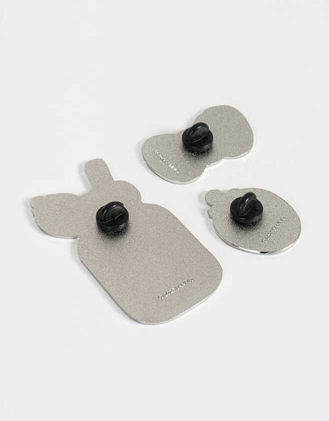 Pin Metal Set De Pines Metálicos "hello Kitty" - Combinacion Multicolor