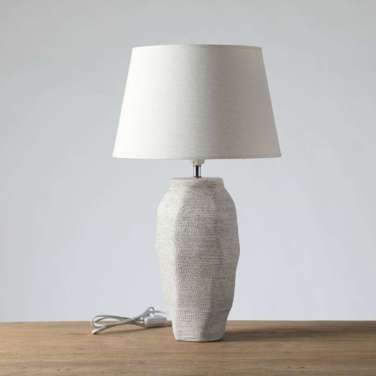 Lampara Cuerda - 18 x 18 x 44 Cm 