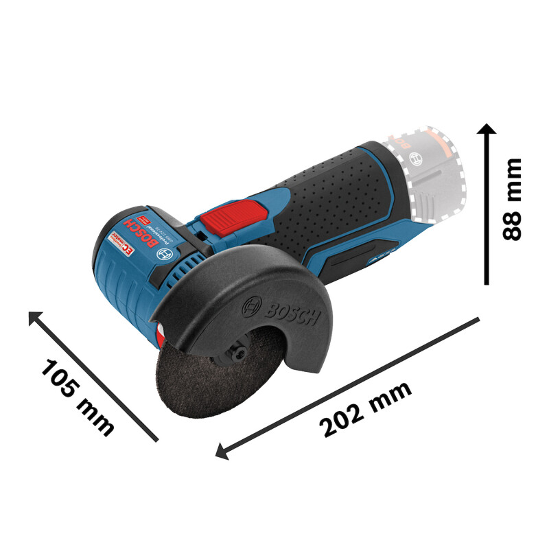 Multicortadora inalámbrica de 3" Bosch GWS 12V-76 12V SB 2 años / Bosch Unica