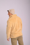 Buzo medio cierre Sherpa Beige