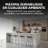 Placa PVC Símil Mármol 2,44x1,22m 3mm Pack X3 Mármol Blanco Gris Claro 2