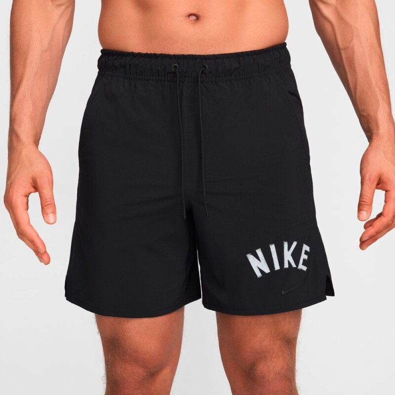 Pantalón Corto Nike Dri-Fit Unlimeted Swoosh 7" de Hombre Negro