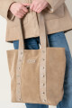 Bolso tatiana Beige gamuza