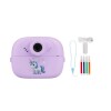 Camara Digital de fotos infantil impresión instantanea violeta Camara Digital de fotos infantil impresión instantanea violeta