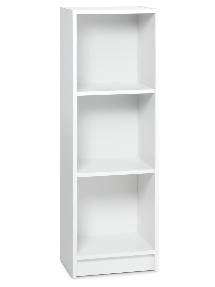 Librería HORSENS 3 estantes fina blanco 