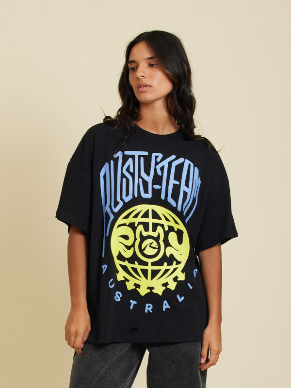 T-SHIRT ZURIA RUSTY Negro