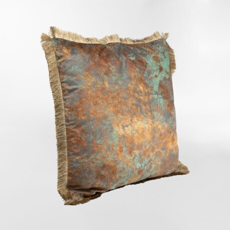 ALMOHADON ANTIQUE FRINGE Bronce - -