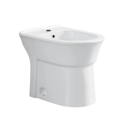 Bidet Blanco Brillo Sin Transferencia De Porcelana Sanitaria Enol Aqualia Utiliza Griferia Frontal 000