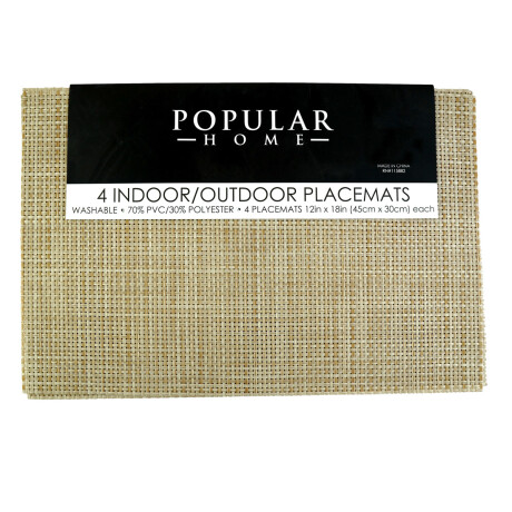 INDIVIDUAL X4PCS PVC TEJIDO INDIVIDUAL X4PCS PVC TEJIDO
