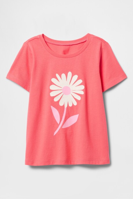 Remera Gráfico Toddler Niña Fresh Coral