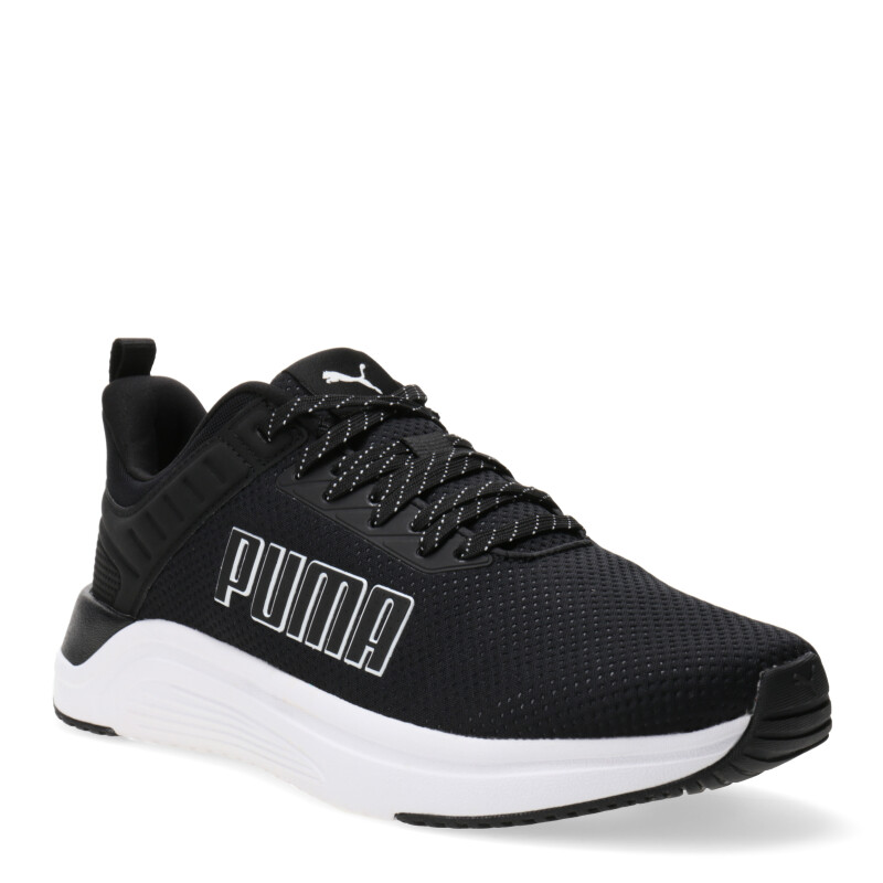 Championes de Hombre Puma Softride Astro T Negro - Blanco