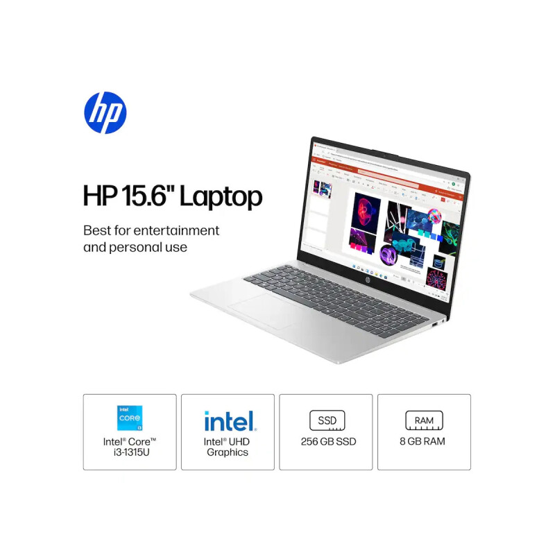 Notebook HP 15-FD0153DX i3-1315U 256GB 8GB 15.6" Touch Notebook HP 15-FD0153DX i3-1315U 256GB 8GB 15.6" Touch