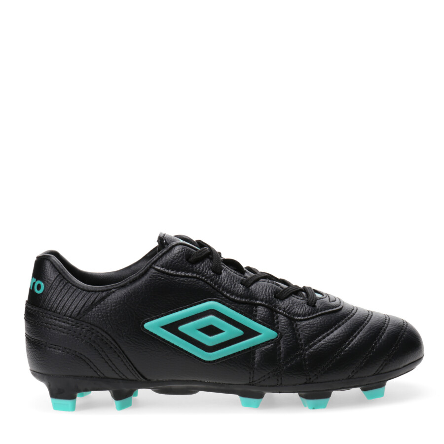 Championes de Fútbol 11 Infantiles Umbro Touch HG Negro - Verde Agua