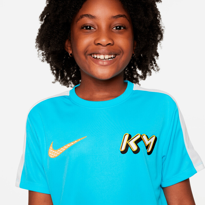 Remera Km Dri-Fit de Niño Azul