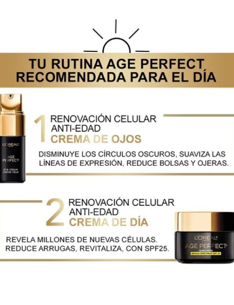 Crema Hidratante Anti-Edad de Día Loreal Age Perfect Cell Renewal FPS 25 Crema Hidratante Anti-Edad de Día Loreal Age Perfect Cell Renewal FPS 25