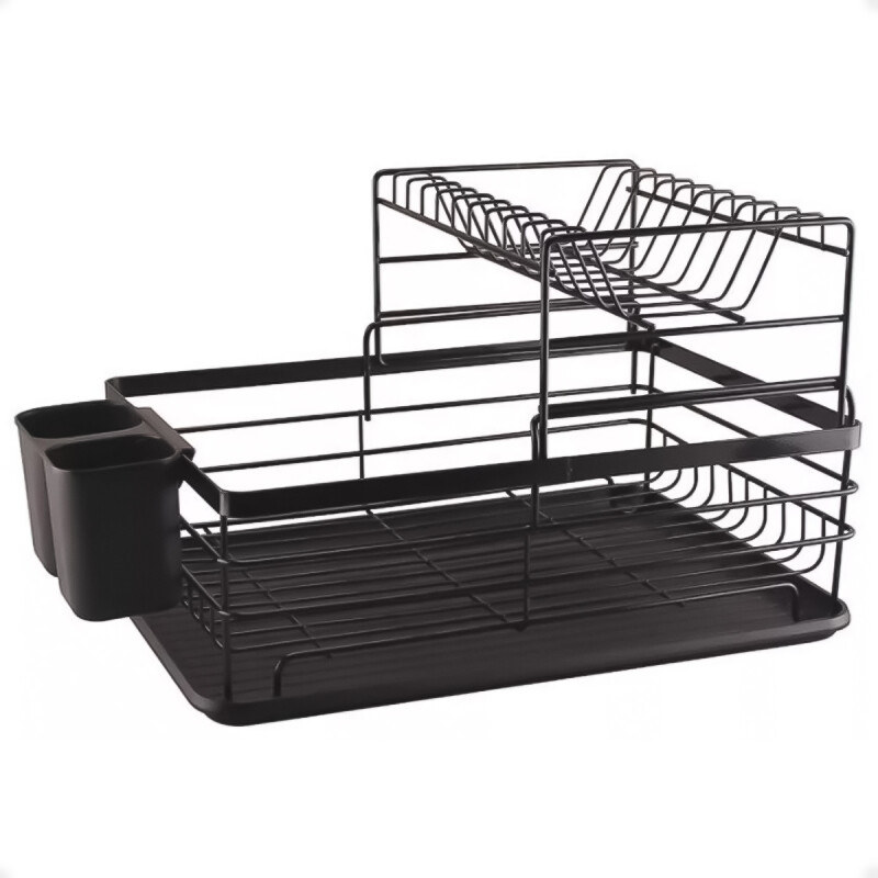 Escurridor De Platos Vasos Cubiertos Copas Con Bandeja Escurridor De Platos Vasos Cubiertos Copas Con Bandeja