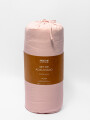 Acolchado 1 Plaza Microfibra Washed Durazno