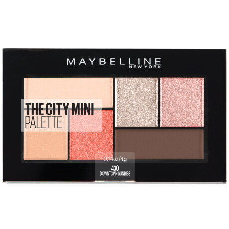 MAYBELLINE PALETA DE SOMBRAS THE CITY MINI 6 COLORES MAYBELLINE PALETA DE SOMBRAS THE CITY MINI 6 COLORES