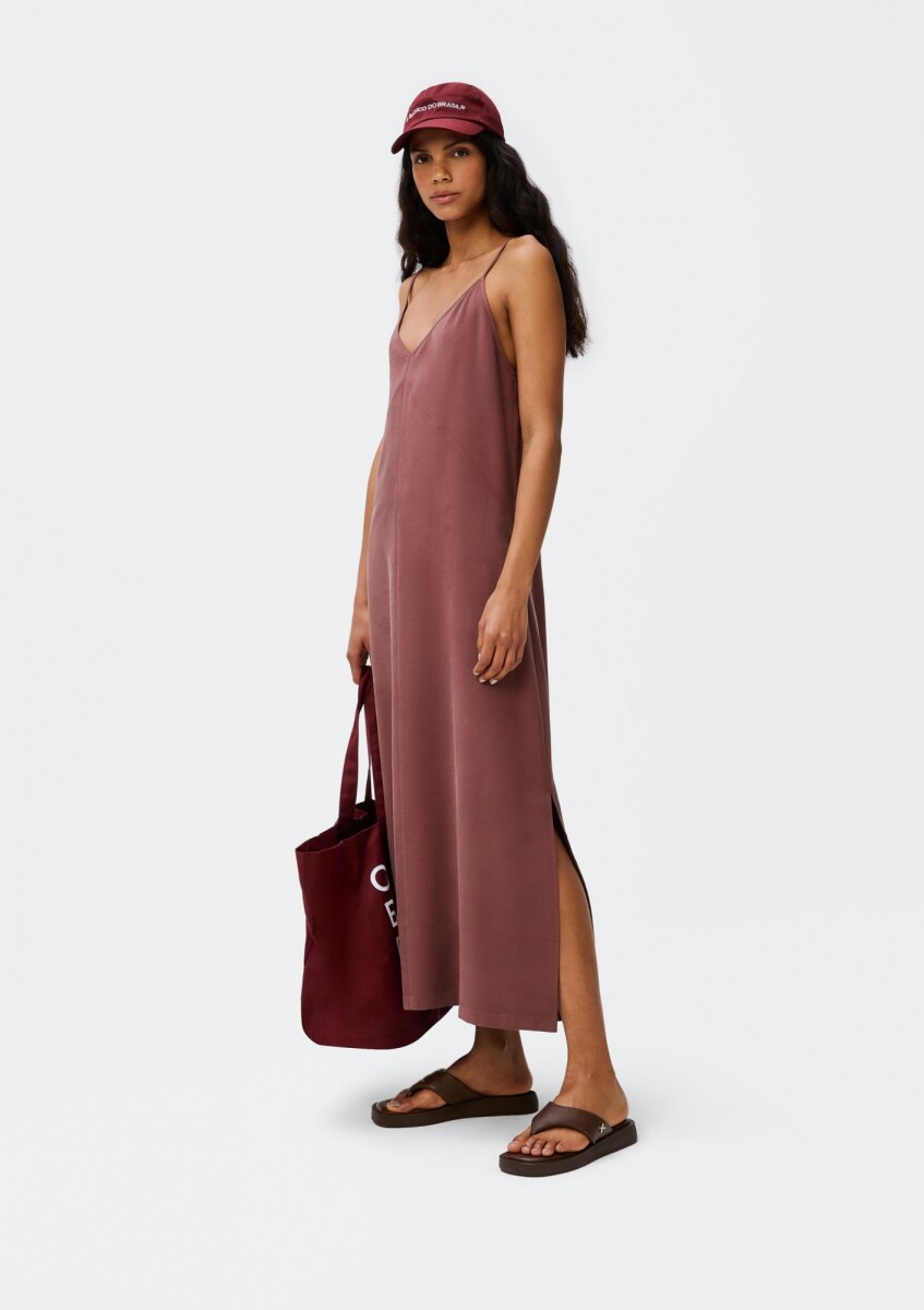 VESTIDO FEM - MARRON 