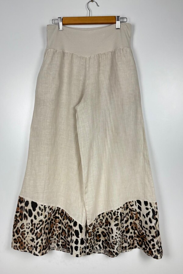 PANTALON LINO BRISAL BLANCO