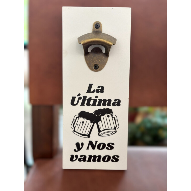 Destapador de Madera - BRINDIS Blanco