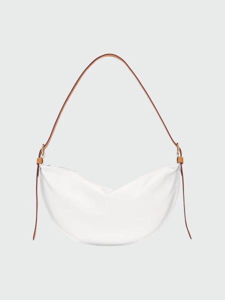 Longchamp - Bolso Cruzado de cuero, Smoothie Negro con Logo