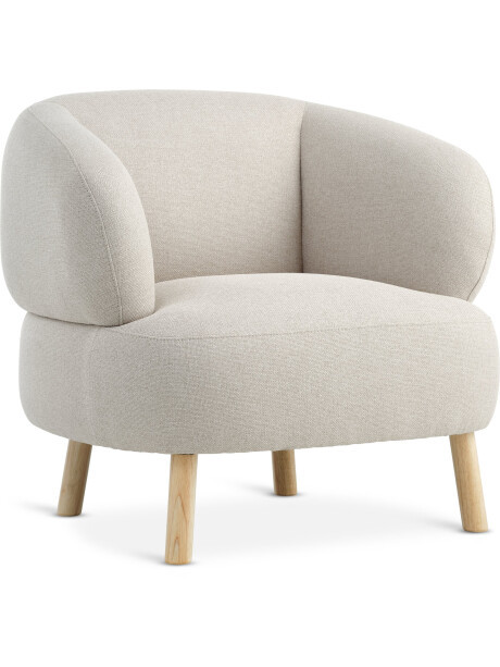 Butaca STADIL tela beige color roble Butaca STADIL tela beige color roble