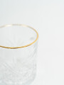 Vaso Whisky Borde Dorado Estampado 4