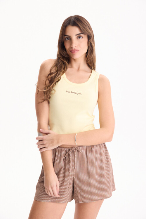 Tanktop Plot Amarillo