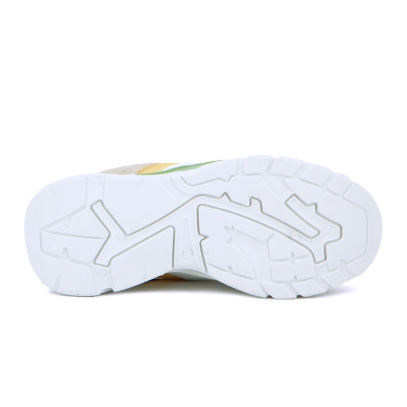 Austral Calzado Casual Sophia C/plataforma Acordonado - Naranja-verde Naranja-verde