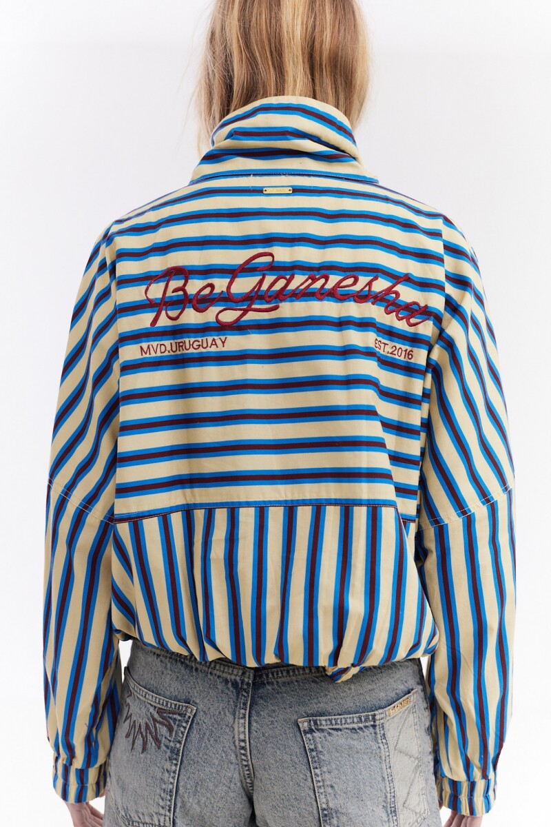 Chaqueta Magna Amarillo Rayado